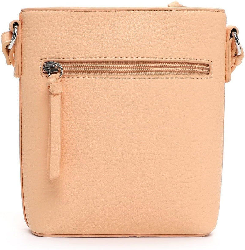 Tamaris Umhängetasche Alessia 30444 Damen Handtaschen Uni Einheitsgrösse Apricot 642, Einheitsgrösse