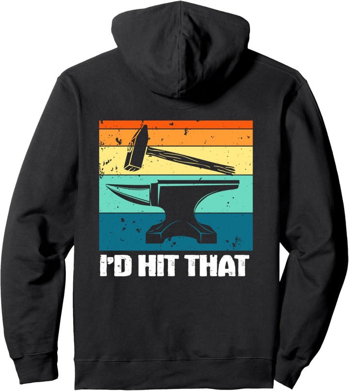 Schmied Bild auf der Rückseite der Kleidung Pullover Hoodie