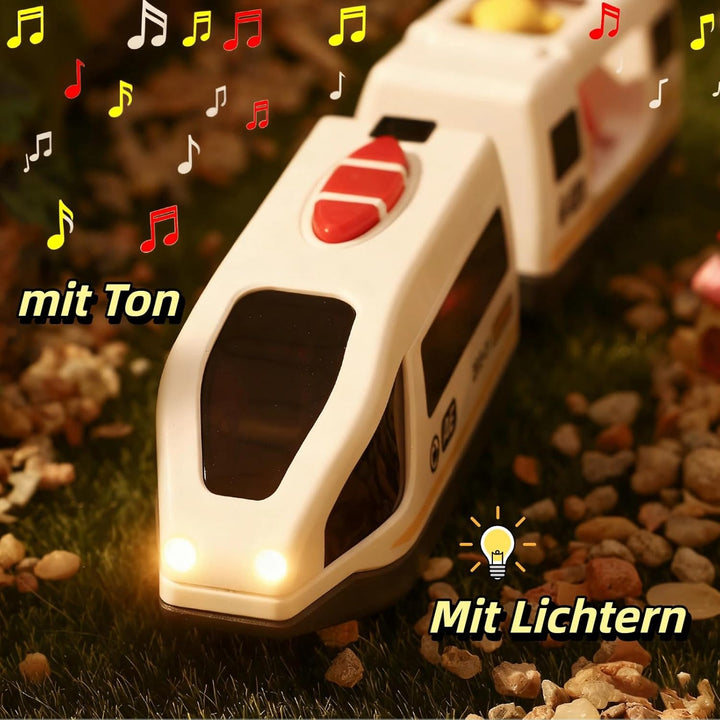 NUOBESTY RC Elektrozug Spielzeug Mini Fernbedienung Kinder Eisenbahn Spielzeug Knopf RC Fahrzeug Ler
