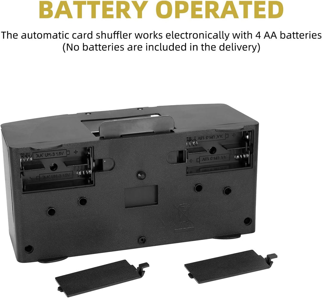 Kartenmischmaschine ,Elektrische Kartenmischmaschine 2 Deck, elektronische Casino-Poker-Kartenmischu