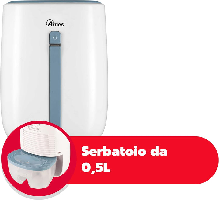ARDES - AR8D01 Tragbarer Thermoelektrischer Luftentfeuchter Badezimmer Zimmer Entfeuchtung für zu Ha