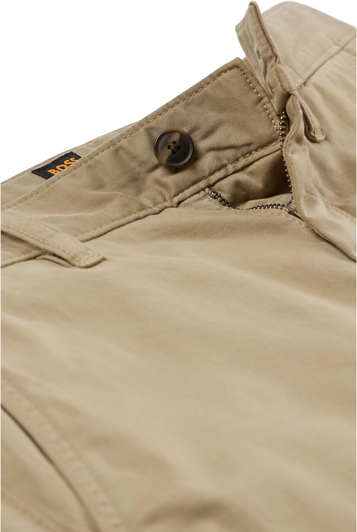 BOSS Herren Schino-Taber-1 D Tapered-Fit Chino aus überfärbtem Baumwoll-Satin mit Elasthan-Anteil 29