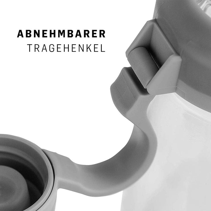 BlenderBottle Mantra Glas Trinkflasche, mit Trinköffnung aus Glas und BlenderBall, geeignet als Yoga