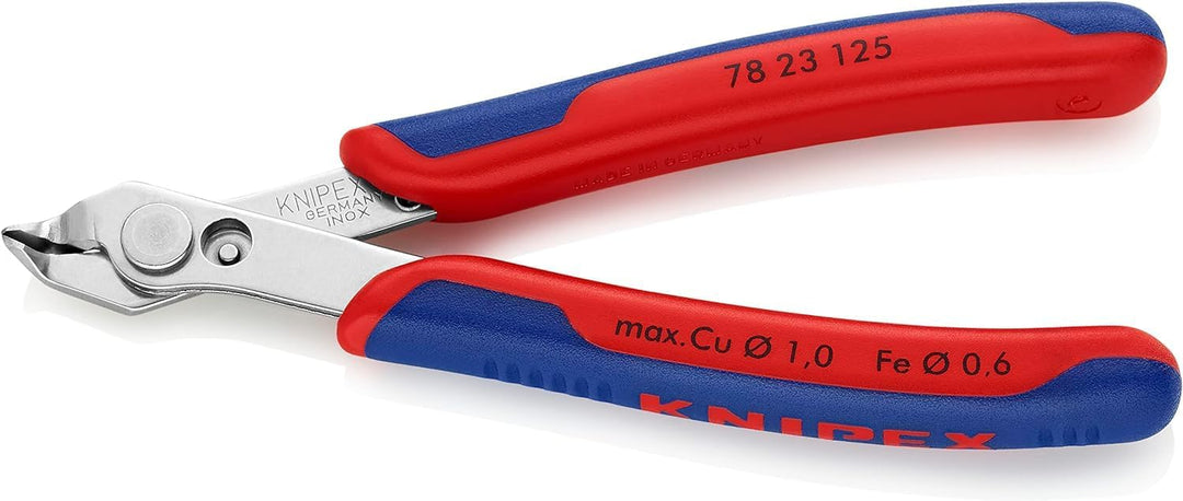 Knipex Electronic Super Knips® mit Mehrkomponenten-Hüllen 125 mm 78 23 125 Mit Mehrkomponentenhüllen