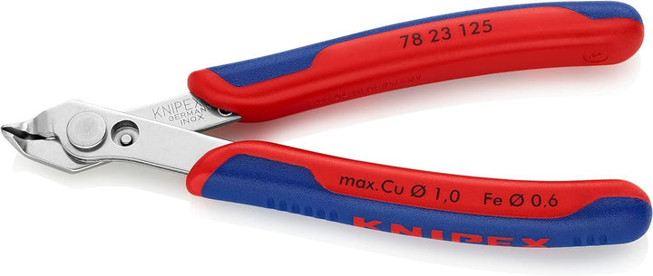Knipex Electronic Super Knips® mit Mehrkomponenten-Hüllen 125 mm 78 23 125 Mit Mehrkomponentenhüllen