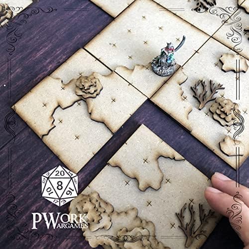 The Forest (La Foresta) – 3D Tactical Maps Rpg Fantasy Dungeon Tiles – Taktische 3D-Karten, modular,