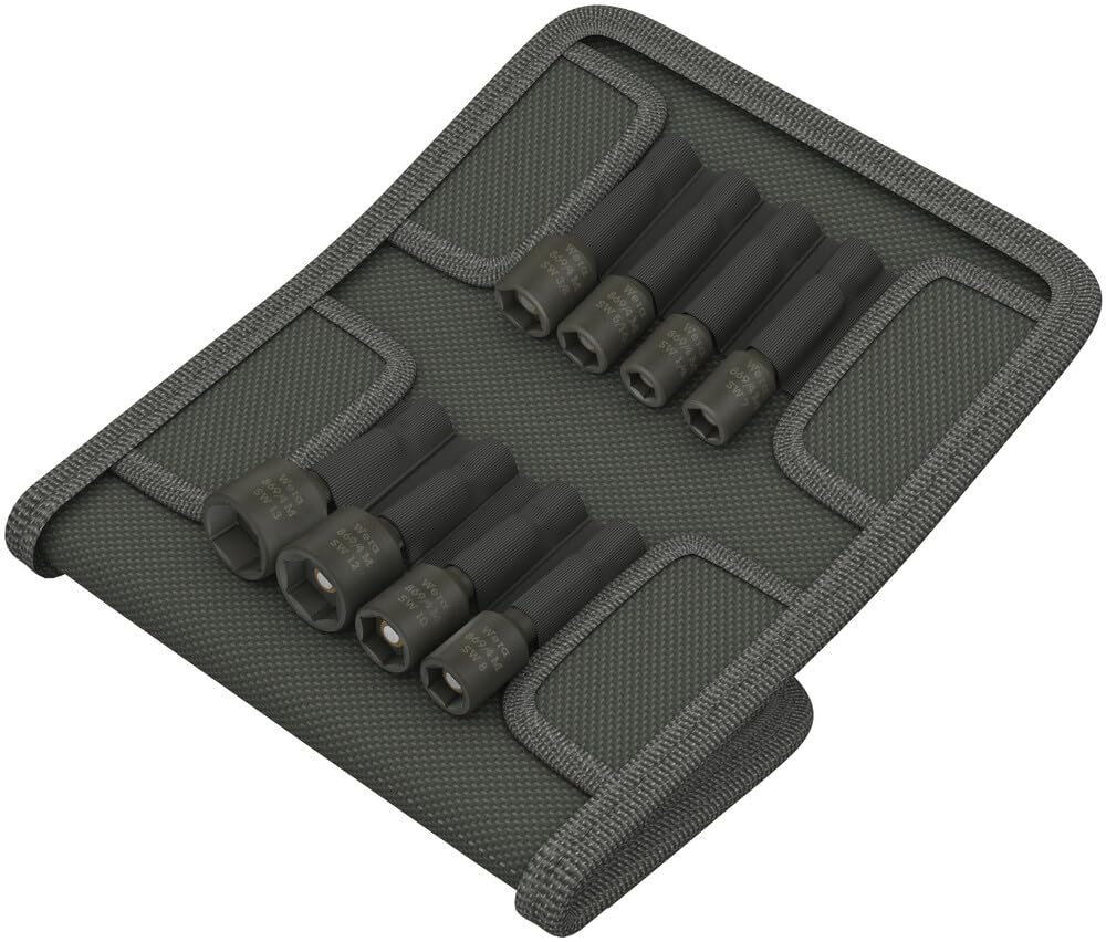 Wera 869/4 M Set A SB, Steckschlüsseleinsätze, 8-teilig, 05073495001