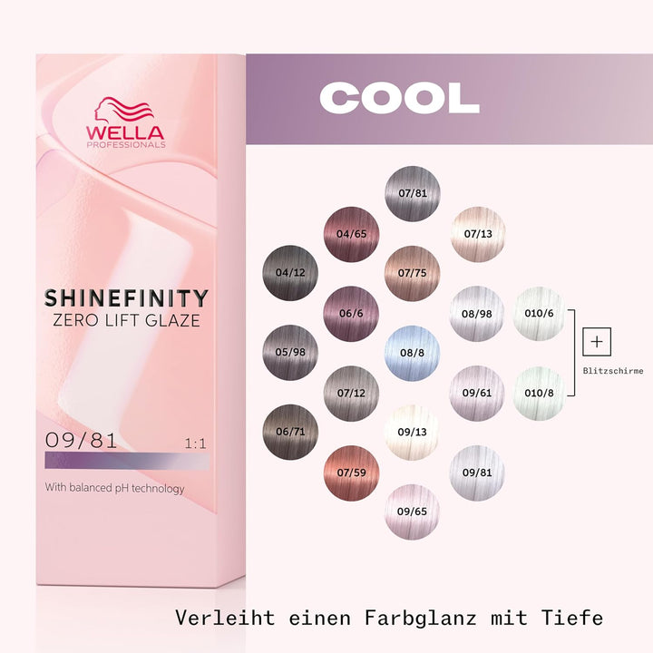 Wella Professionals Shinefinity Glaze – Haarschonende Tönung – demi-permanent, pH-neutral & ohne Amm