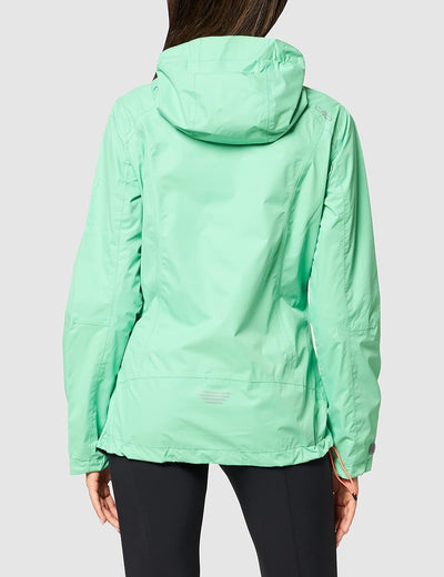 CMP - Damenjacke mit fester Kapuze, grüner Tee, D36