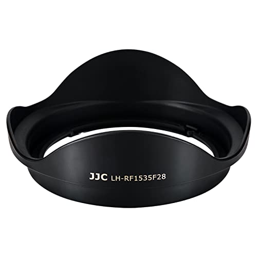 JJC Gegenlichtblende für Canon RF 15-35 mm f/2.8L is USM Objektiv auf Canon EOS R R3 R5 R6 RP Ra C70