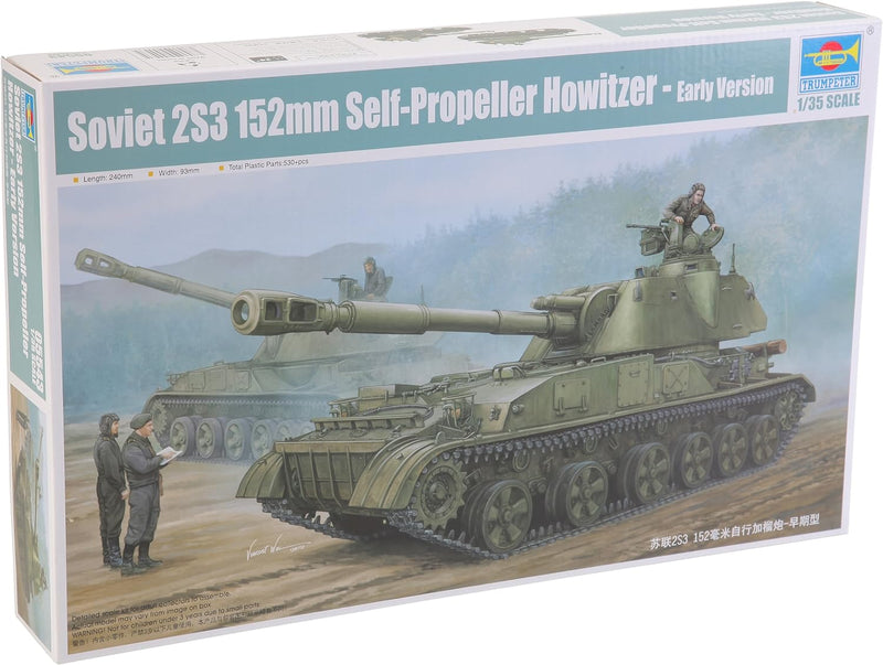 Trumpeter 05543 Modellbausatz Soviet 2S3 152mm Self-Prop.Howitzer Earl