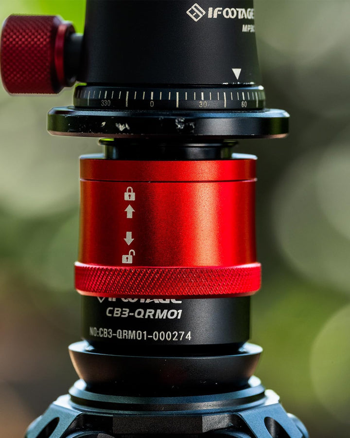 Die IFOOTAGE Cobra 3 Quick Release Mount CB3-QRM01