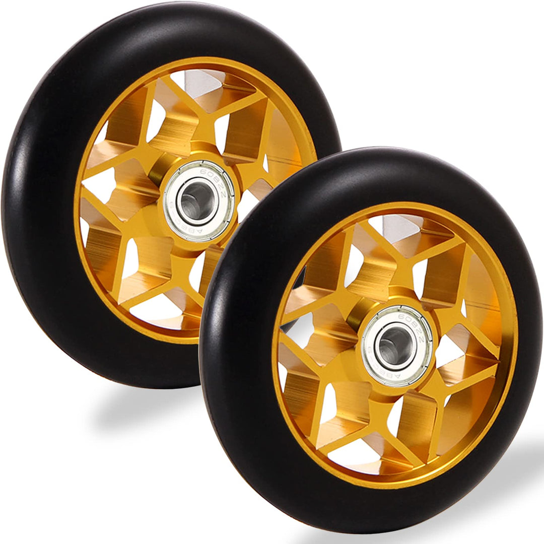 Stunt Roller Rollen 110mm, Scooter Reifen Ersatzräder mit ABEC-9 Professionelle Lager, für Pro Scoot