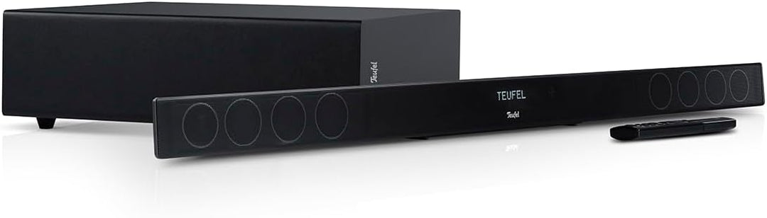Teufel CINEBAR 11-2.1 Soundbar Set mit Kabellosem Subwoofer, Dolby Audio, Bluetooth 5.0, HDMI 3D ARC
