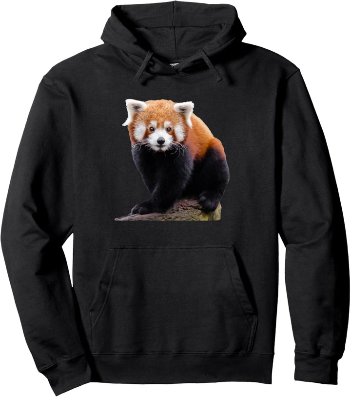 Kleiner Roter Panda süss und niedlich Katzenbär Pullover Hoodie