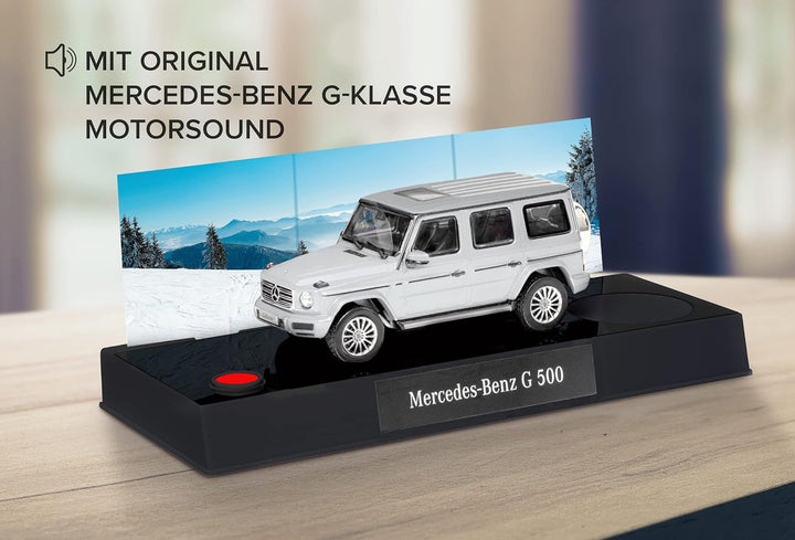 FRANZIS 67052 - Mercedes Benz G-Klasse Adventskalender 2019, Modellbausatz im Massstab 1:43, inkl. S