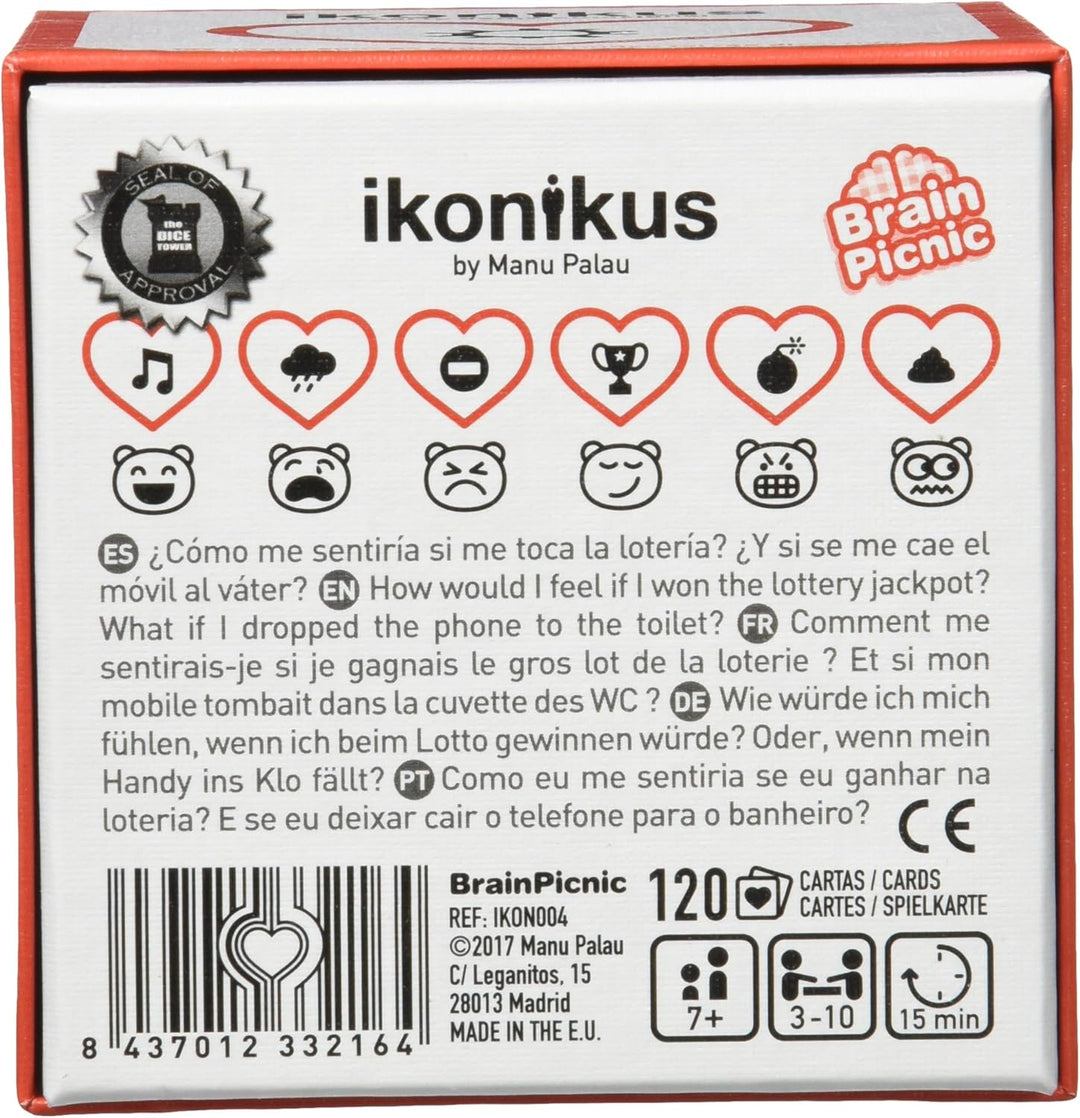 TRANJIS GAMES Brain Picnic - Ikonicus Ikonikus 4. Edition, rot/weiss (IKON004) Modell