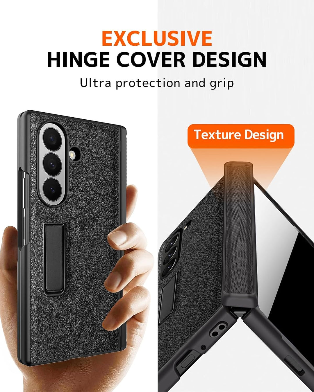 NINKI für Samsung Galaxy Z Fold 7 Case Privacy Screen Protector, Scharnier Hülle für Samsung Z Fold