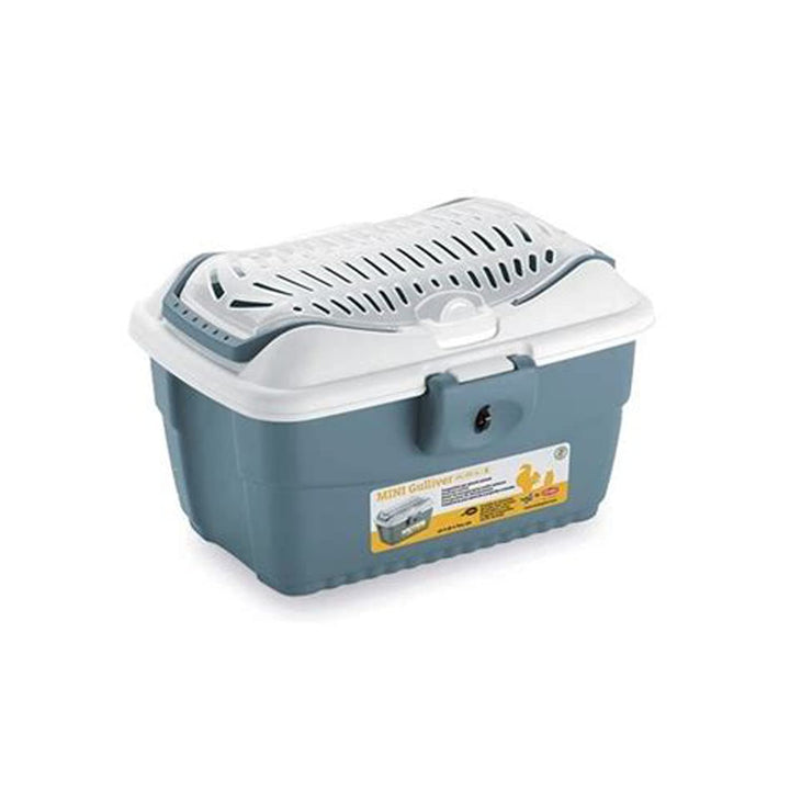 Stefanplast Mini Gulliver Transportbox für Kleintiere wie Hasen, Kaninchen, Hamster, Meerschweinchen