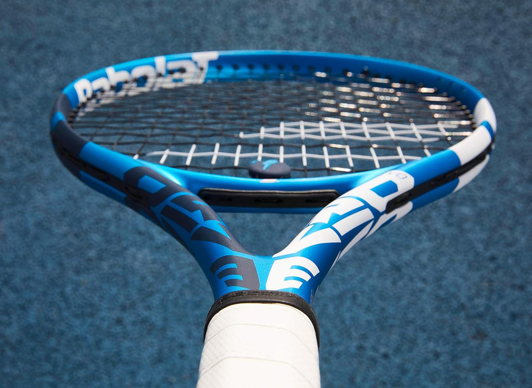 Babolat Evo Drive Strung Tennisschläger für Erwachsene, Unisex, 136-blau, mit Tasche Taille de Grip