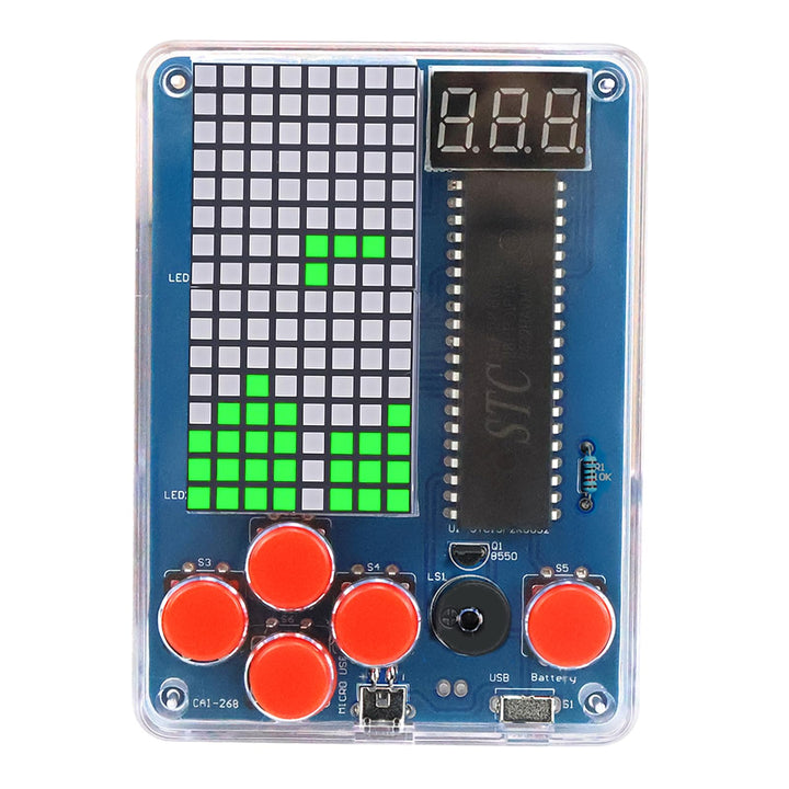 DIY Spielekonsole Löt Bausatz Elektronik Baukasten DIY Games Console Handheld Kit Lötübungsset für S