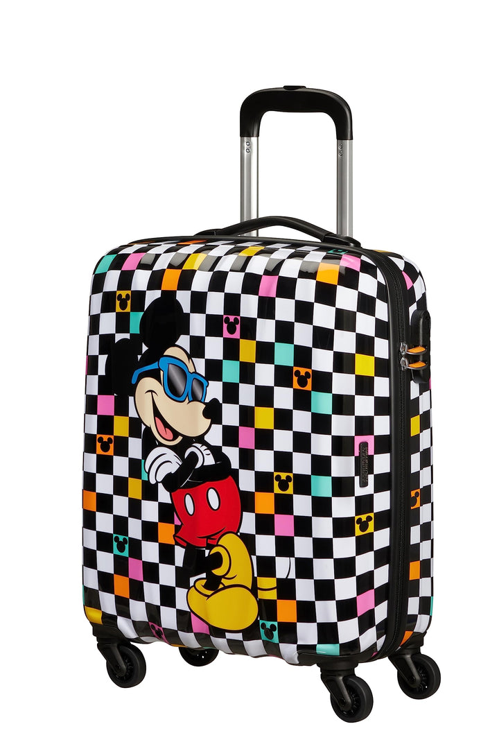 American Tourister Hypertwist, Spinner S, Handgepäck, 55 cm, 36 L, Mehrfarbig (Mickey Check)