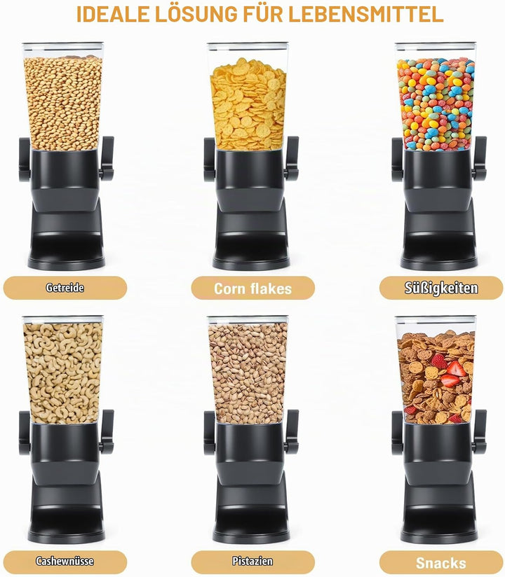 Tokokimo Müslispender, Zerkleinert Keine Cerealien Beim Ausgeben, 3,2L Cereal Dispenser &amp; Cornflakes