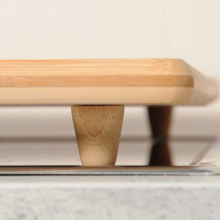 Kesper | Herdabdeckplatte, Material: FSC®-zertifizierter Bambus, Masse: 50 x 28 x 4.5 cm, Farbe: Bra