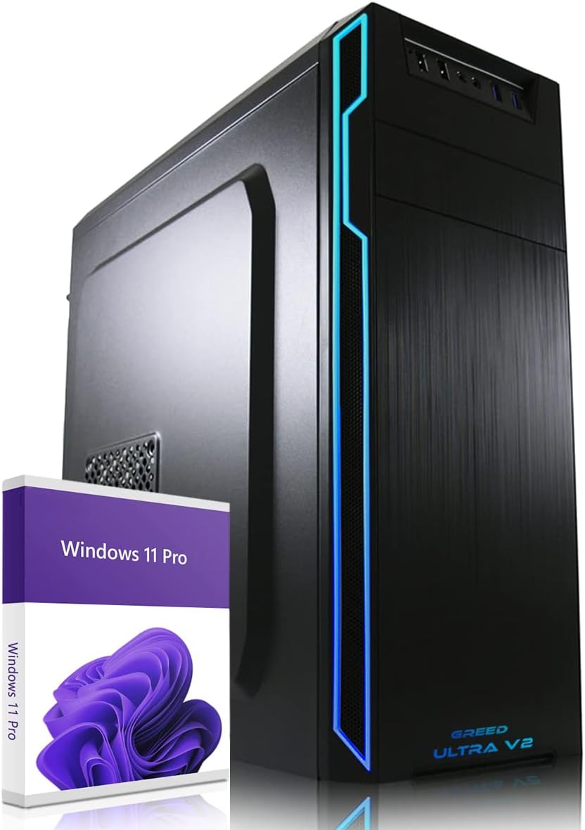 Greed® Ultra V2 PC mit Intel Core i7 10700F - Schneller Rechner - Computer für Büro & Home Office mi