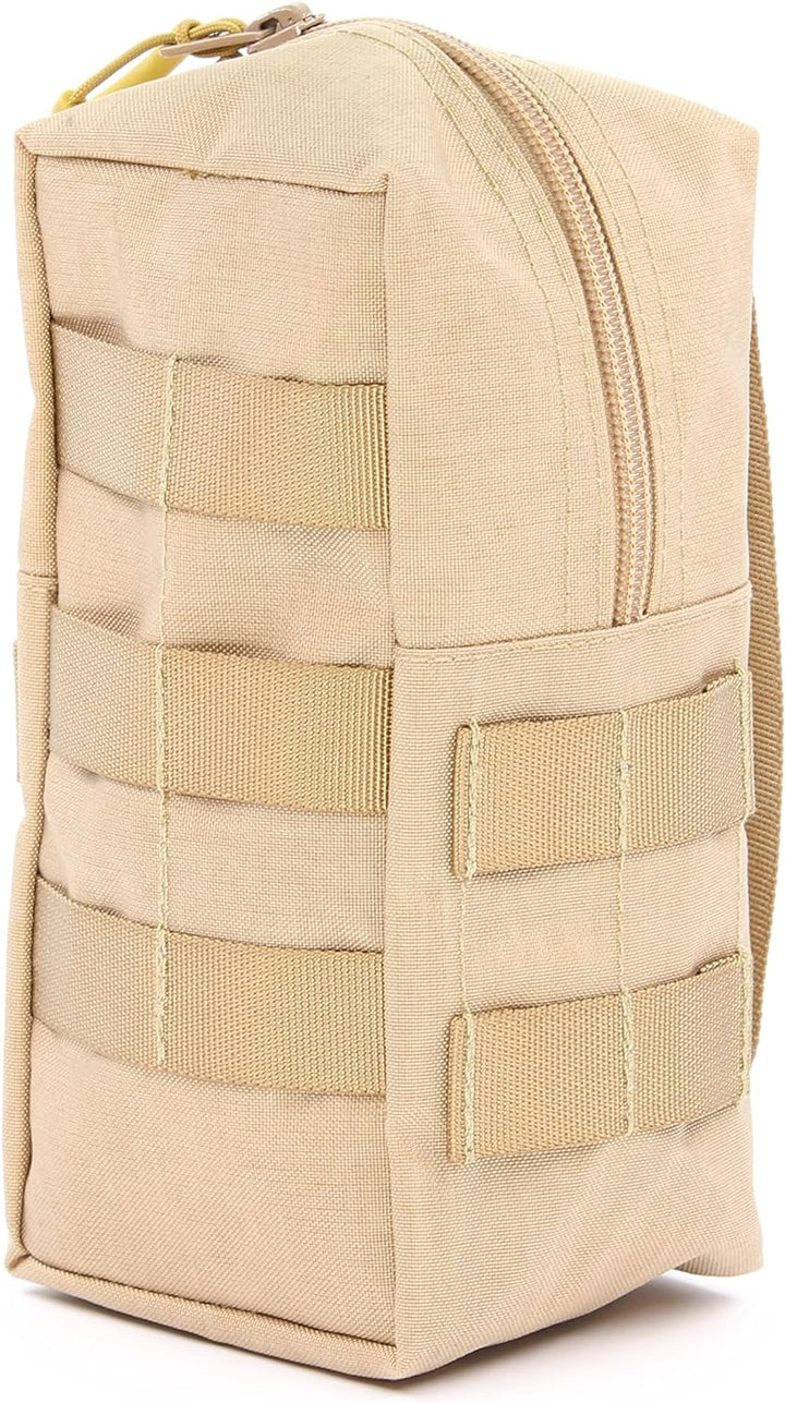 Zentauron Reissverschlusstasche Small mit MOLLE-System I BW-Tasche, Rucksack Zusatztasche aus Cordur