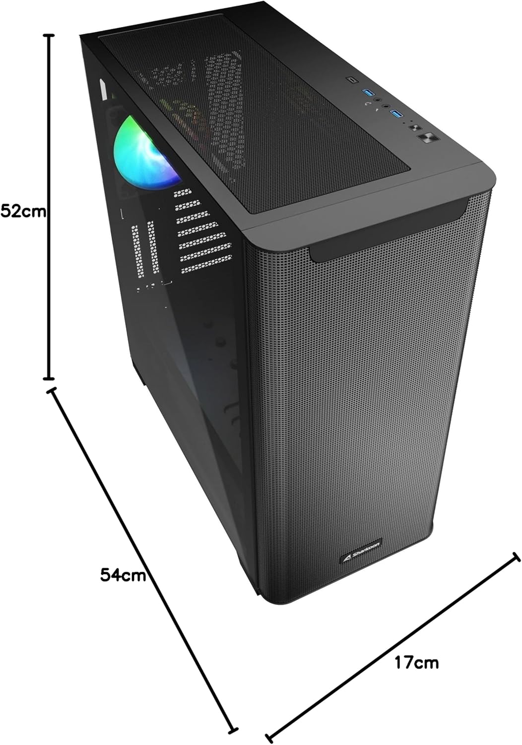 Sharkoon M30 RGB, PC-Gehäuse