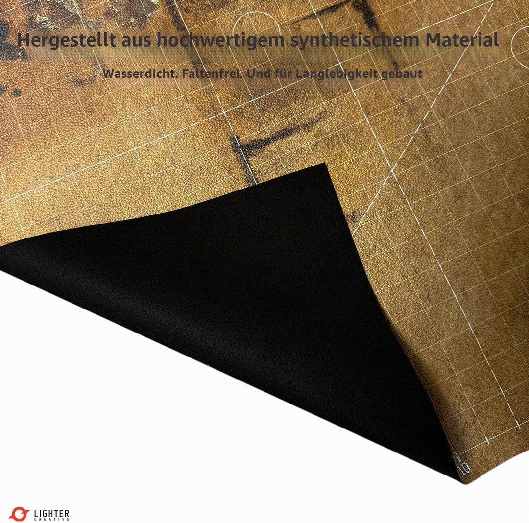 Spielmatte 44 x 60 Matte für WH40K Pariah Nexus, 112 x 152 cm, aus Kunstleder, 1,1 mm Dick (Adamant