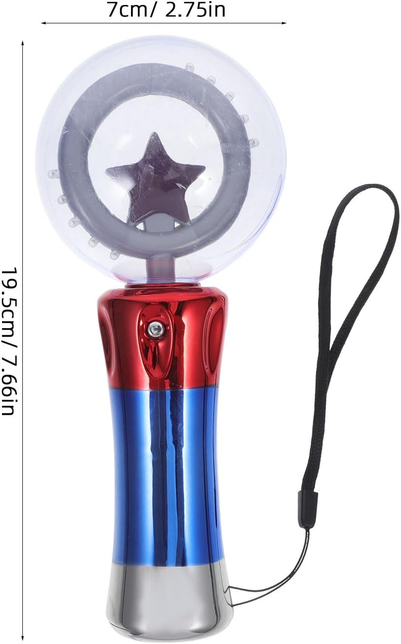 ibasenice Glowing Star Leuchtstab FüR Partys - Blauer Zauberstab Handheld Glow Stick FüR Konzerte Un