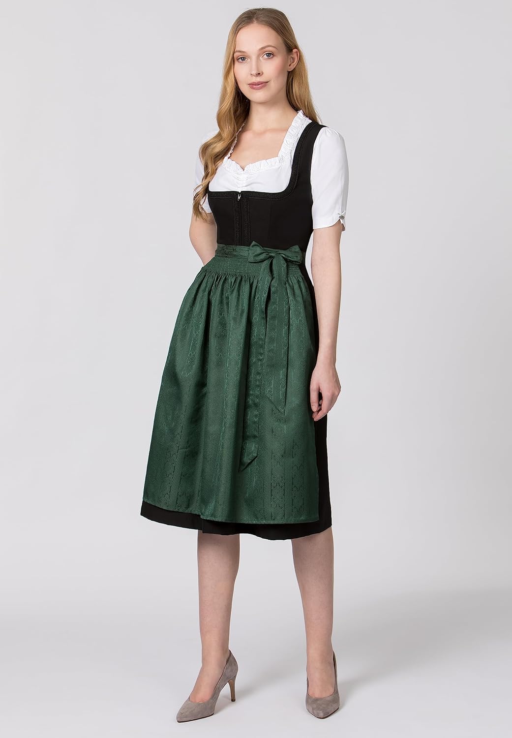 Stockerpoint Damen Schürze Corinna Dirndlschürze, Tanne, Regular