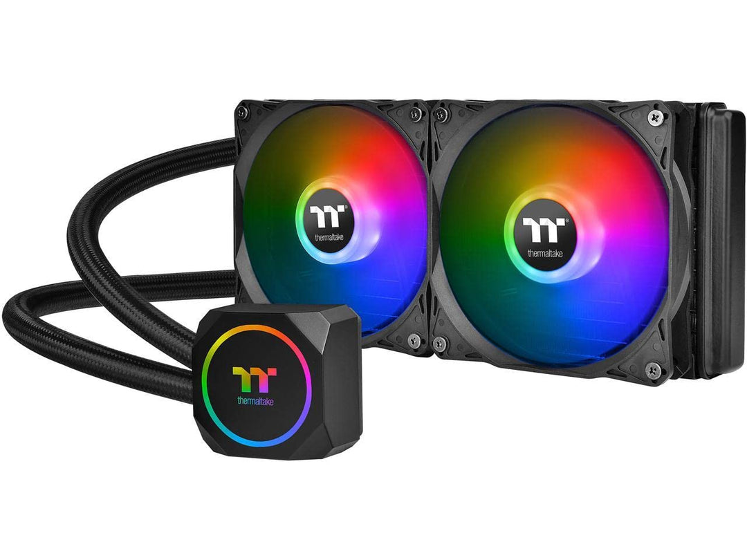 Thermaltake TH240 ARGB Sync All-In-One 240mm Wasserkühlung | 5V adressierbar | leise 2x 120-mm-Lüfte