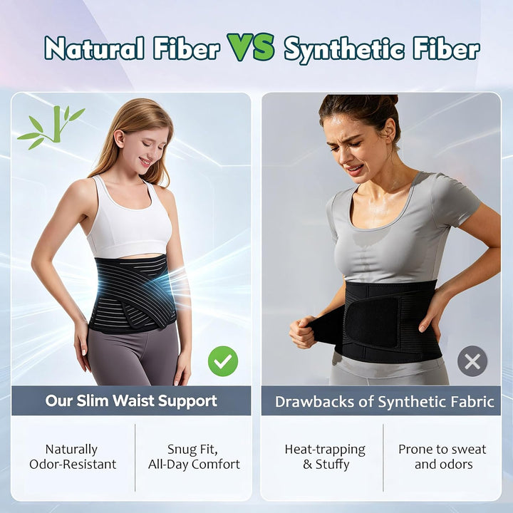 Postpartum Gürtel für Damen, Abdominal Binder Post Chirurgie Belly Wrap, C Abschnitt Erholung Must H