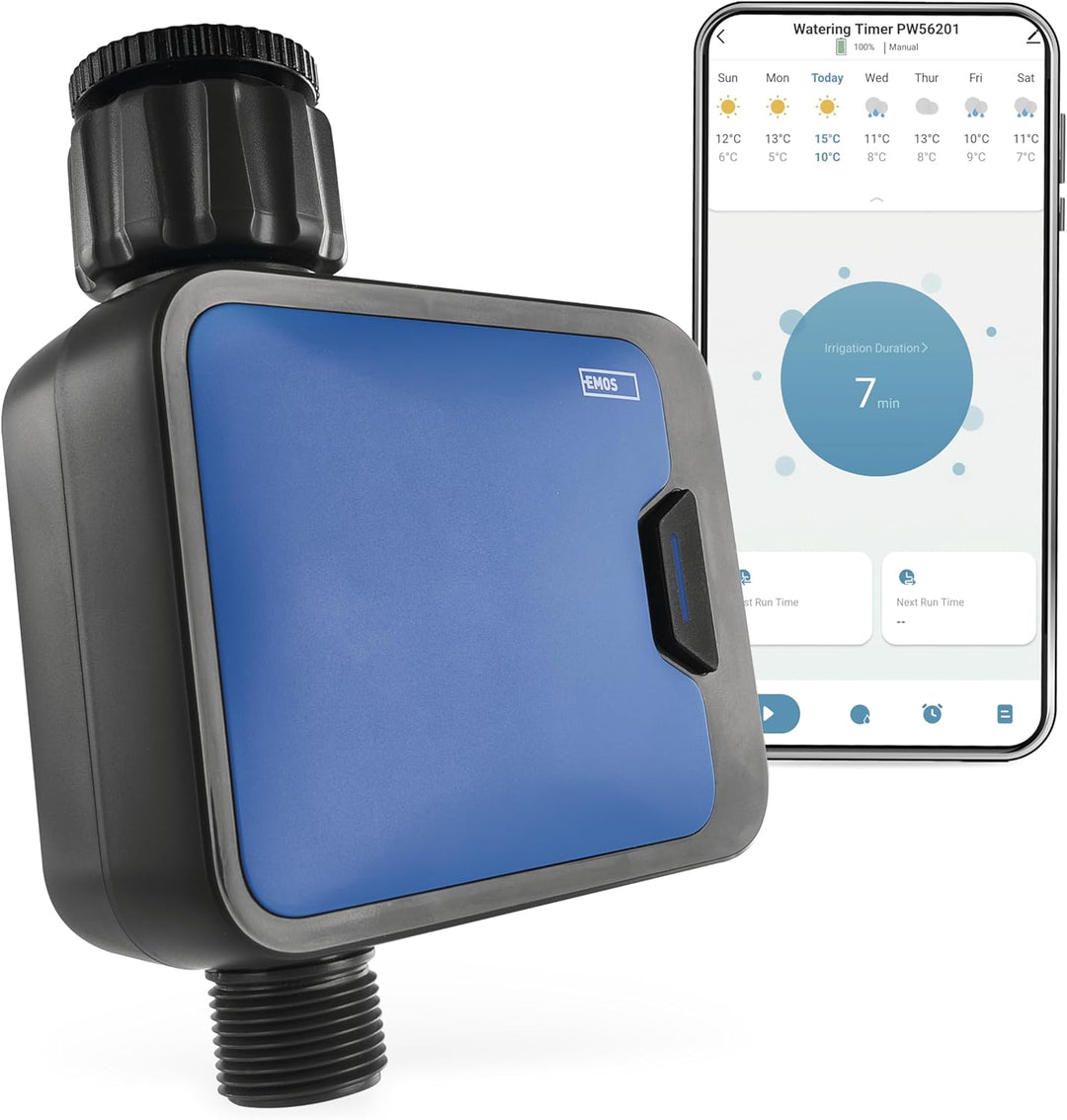 EMOS - smarte Bewässerungsuhr mit 1 Ausgang mit App, Bluetooth - ZigBee-Hub erforderlich - Batterieb