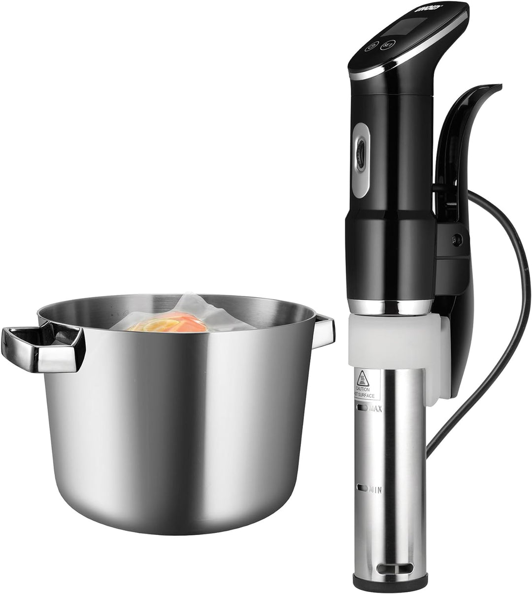 UNOLD 58915 STICK Time Sous Vide Garer für alle Töpfe ab 18 cm Höhe, Temperaturgenauigkeit 0,2°C, ei