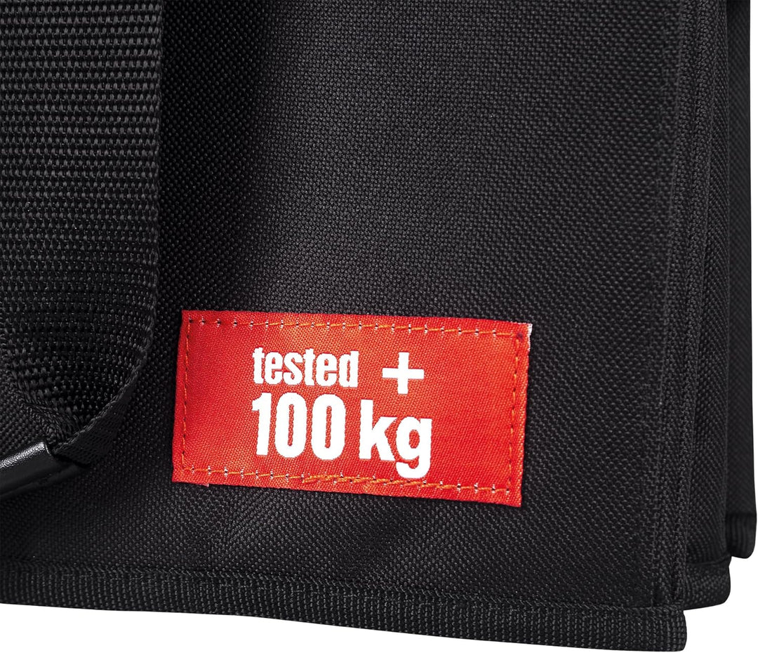WEDO BigBox Shopper XL – robuste Kofferraumtasche 72 L, faltbar, 100 kg Traglast, Polyester, mit Inn