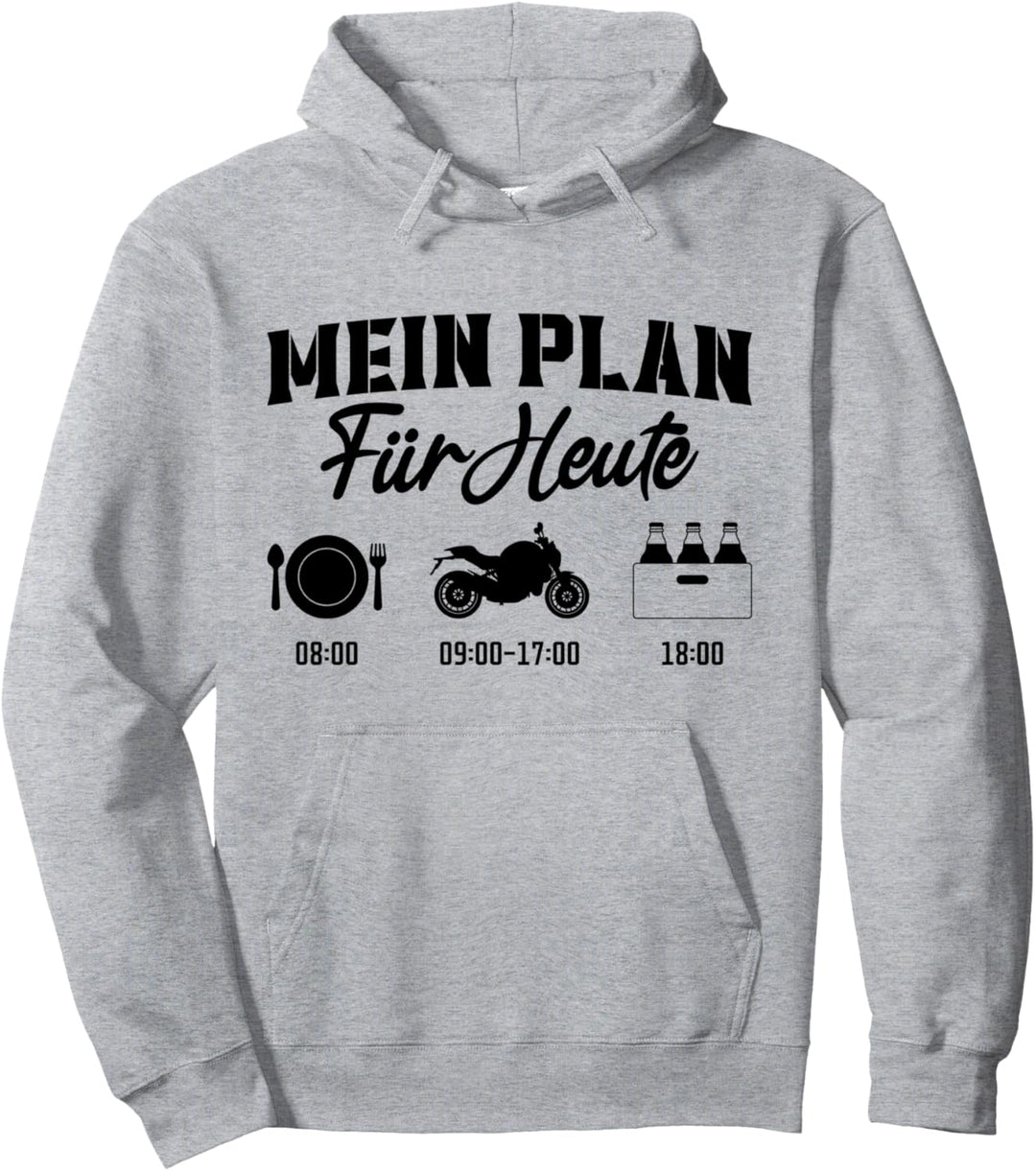 Motorradfahrer Geschenk für Männer Motorrad Grafik Sprüche G Pullover Hoodie