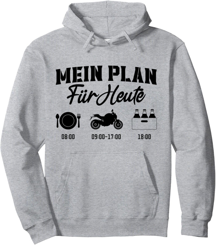 Motorradfahrer Geschenk für Männer Motorrad Grafik Sprüche G Pullover Hoodie
