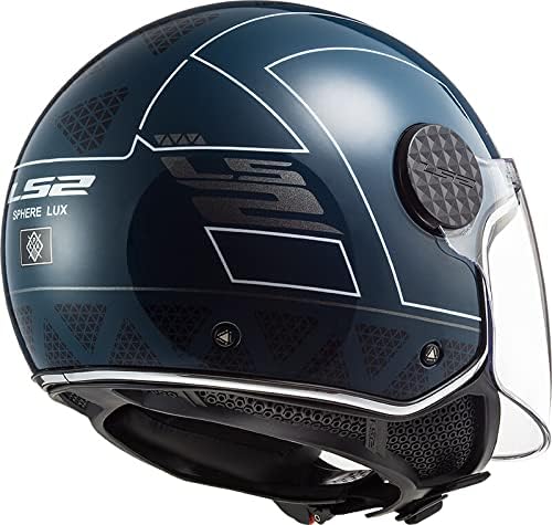 LS2, Casque jethelm Sphere lux linus cobalt, XL XL (61/62) Blau, XL (61/62) Blau