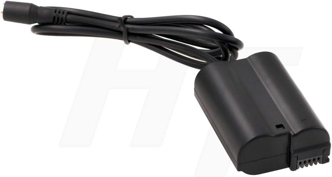 HangTon EP-5B DC-Koppler EN-EL15 Blindbatterie und 9V 6A AC DC-Netzteiladapter für Nikon D7000 D7100
