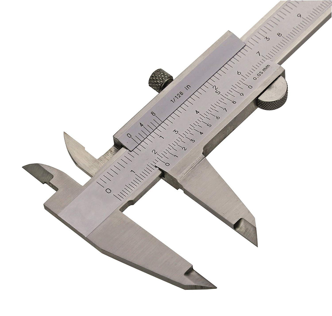 CNC QUALITÄT Taschen-Messschieber 200 mm m. Feststellschraube