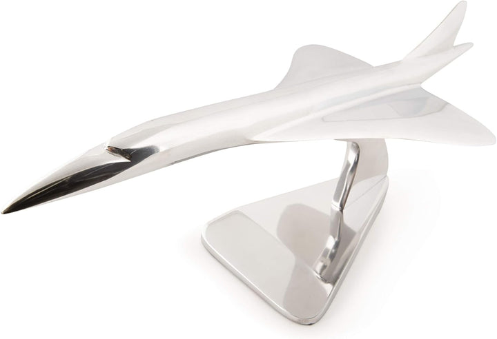 Authentic Models | Modellflugzeug Concorde AP112 | Silber | Schönes Dekoration Flugzeugmodell | 17,5