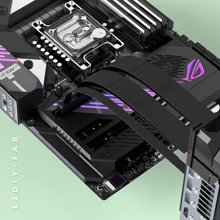 EZDIY-FAB PCI Express 4.0 16x Flexible Kabelverlängerung Port Adapter für Grafikkarten,High Speed PC