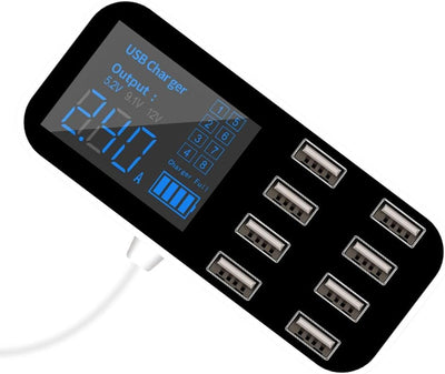 USB Auto Steckdose,Asudaro 8-Port Ladestation 40W 2.4a Schneller Autoadapter Mehrfacher Schutz Mit L