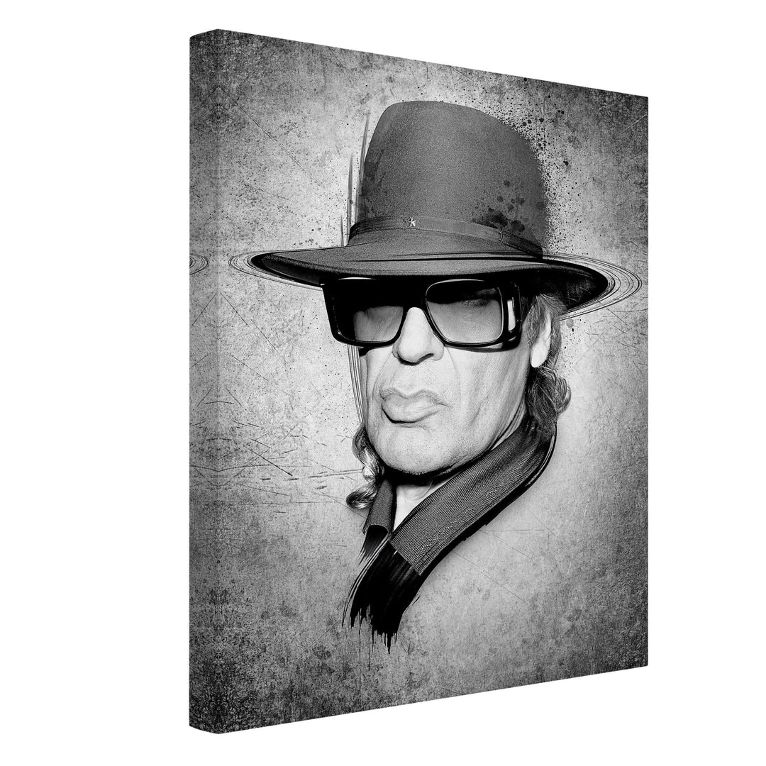 Bilderwelten Leinwandbild UDO Lindenberg - Strassenkoeter - Viva Con Agua 4:3, 80 x 60cm 80cm x 60cm