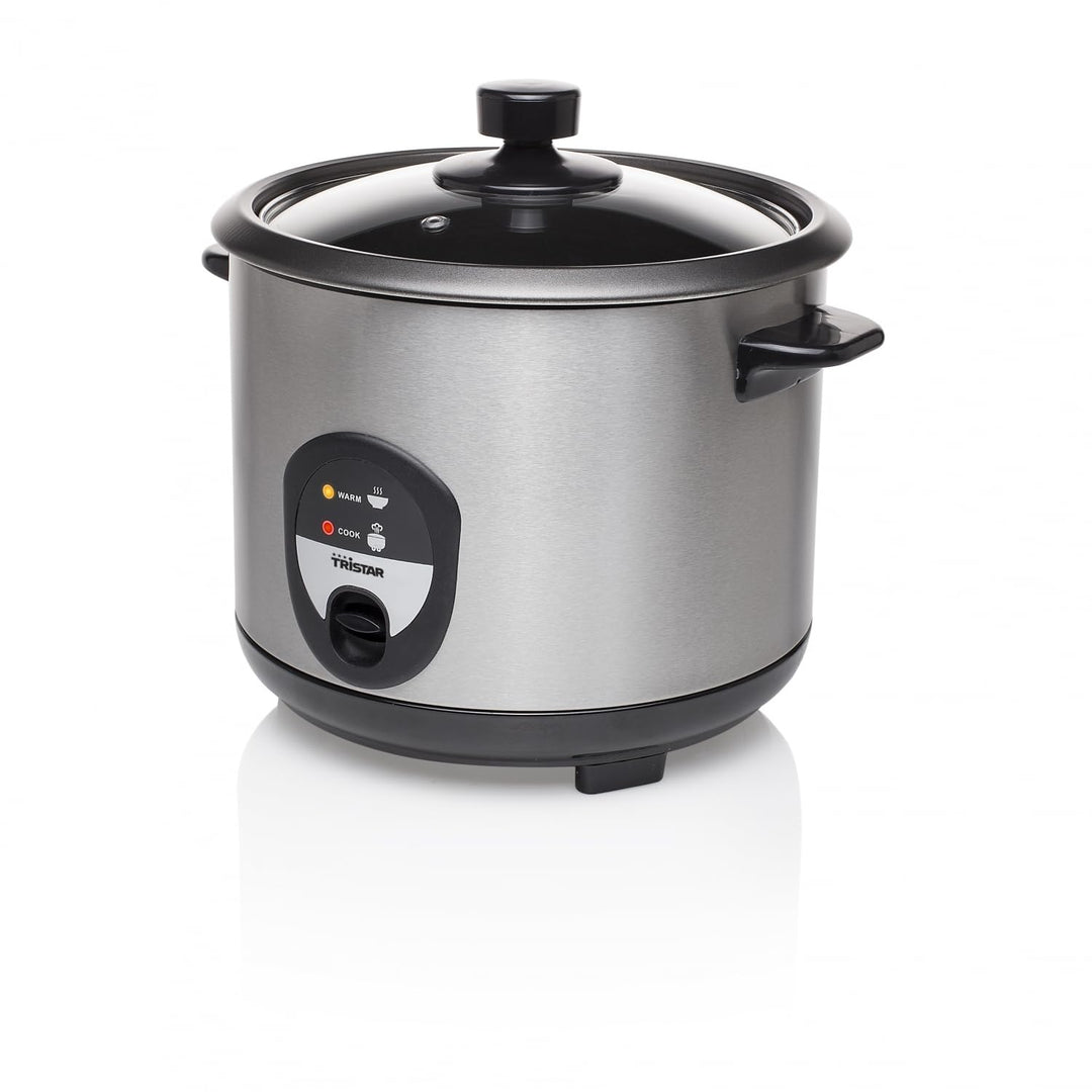 Tristar Reiskocher, 1,5L, Reis für bis zu 10 Personen ohne Anbrennen, Mit Warmhaltefunktion, 500W, S