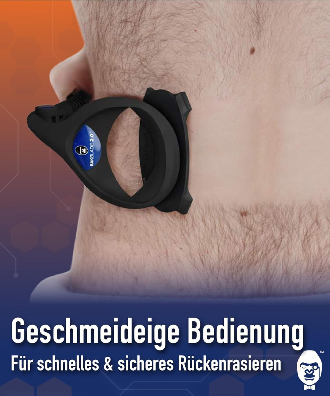baKblade 2.0 - Ersatzklingen für 2.0 Elite-Rasierer - Dryglide-Technologie (6 Ersatzklingen enthalte